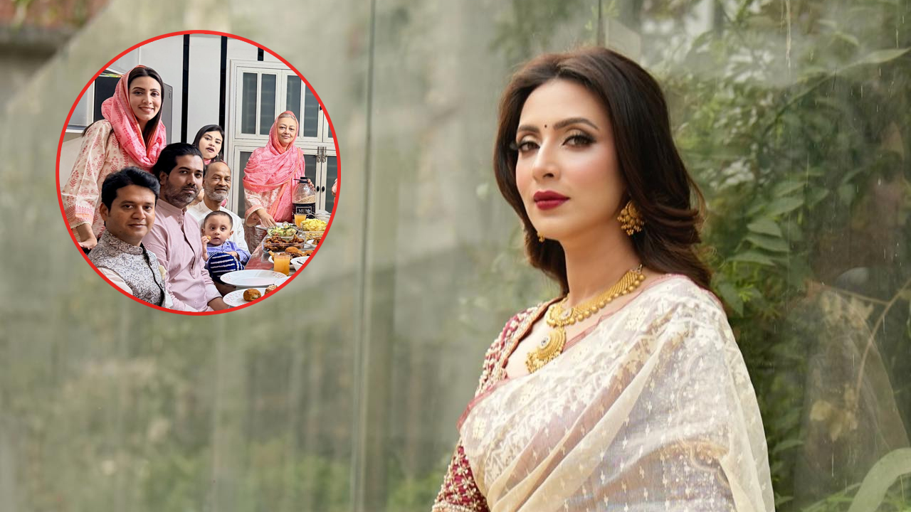 প্রিয়জনদের নিয়ে ইফতার করলেন মিম